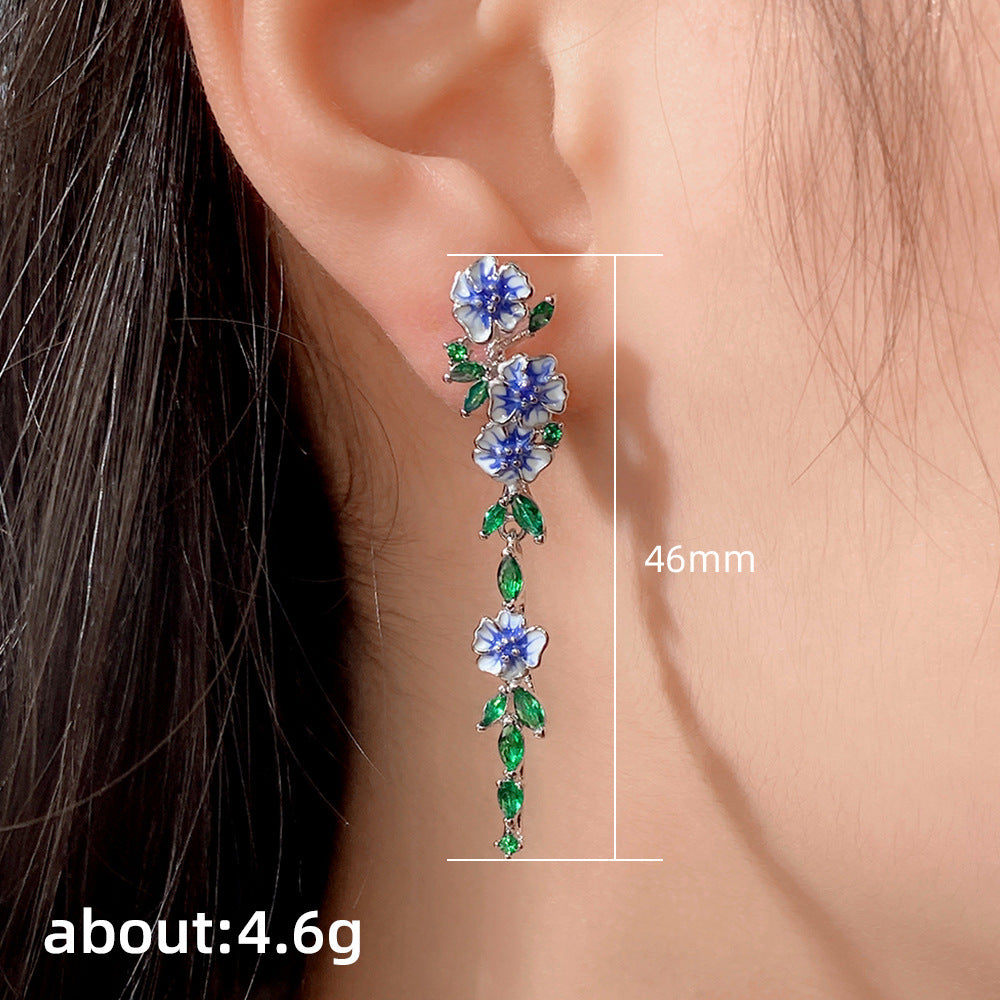 Flower earrings