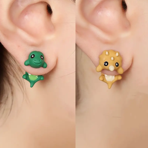 Cute dinosaur earrings