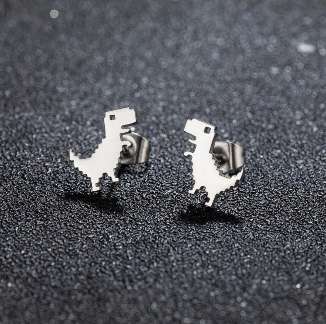 T-Rex earring