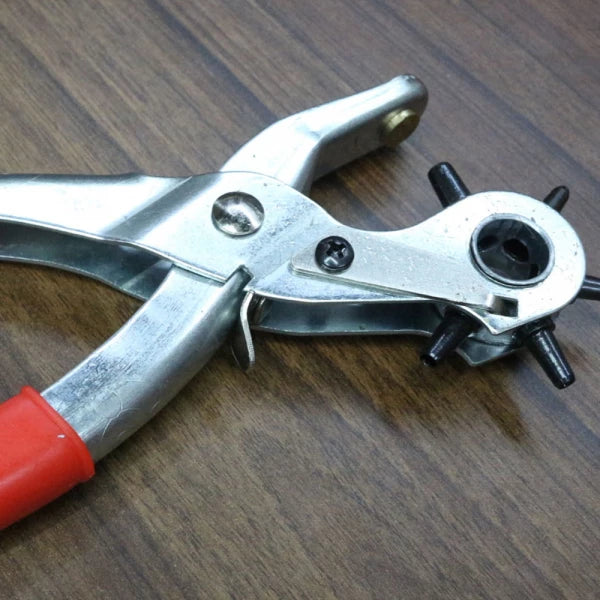 6 Diameter Revolving Leather Hole Punch Plier Tool