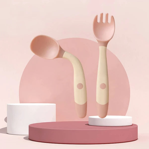 Bendable Training Soft Fork & Spoon For Infants