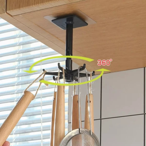 360 Degree Rotating Utensils Hook