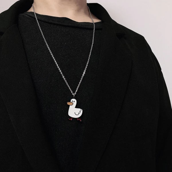 White Duck Necklace