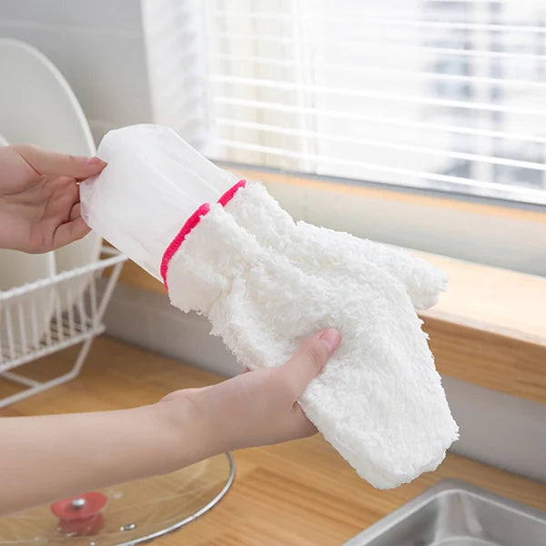 Bamboo Fiber Dishwashing Gloves