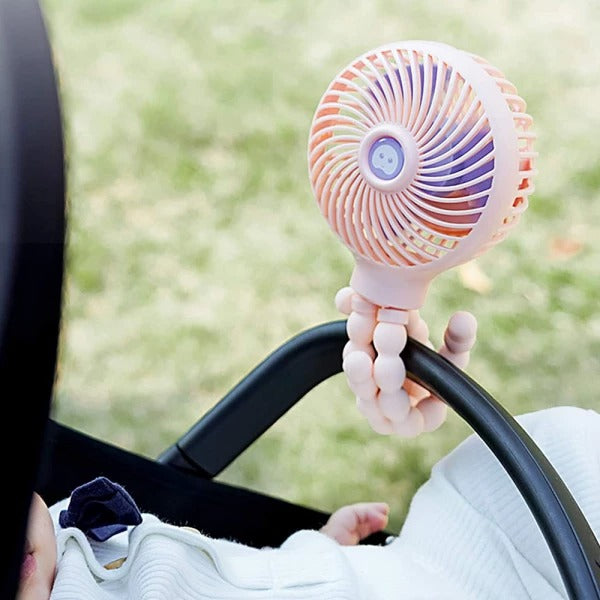 Twist & Mount Octopus Mini Fan