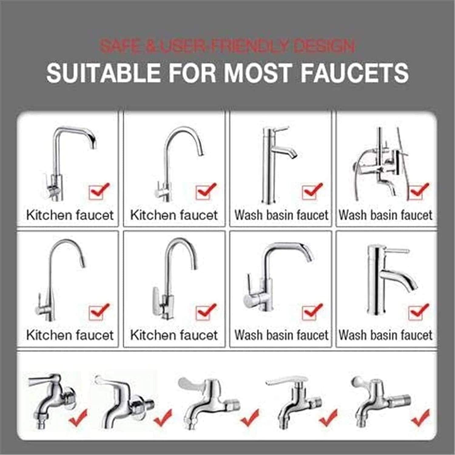 Filter Faucet(Suitable for 99% household size )