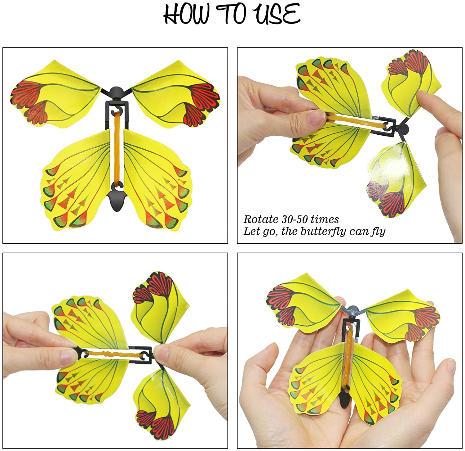 Butterfly toy (10 pcs random color)